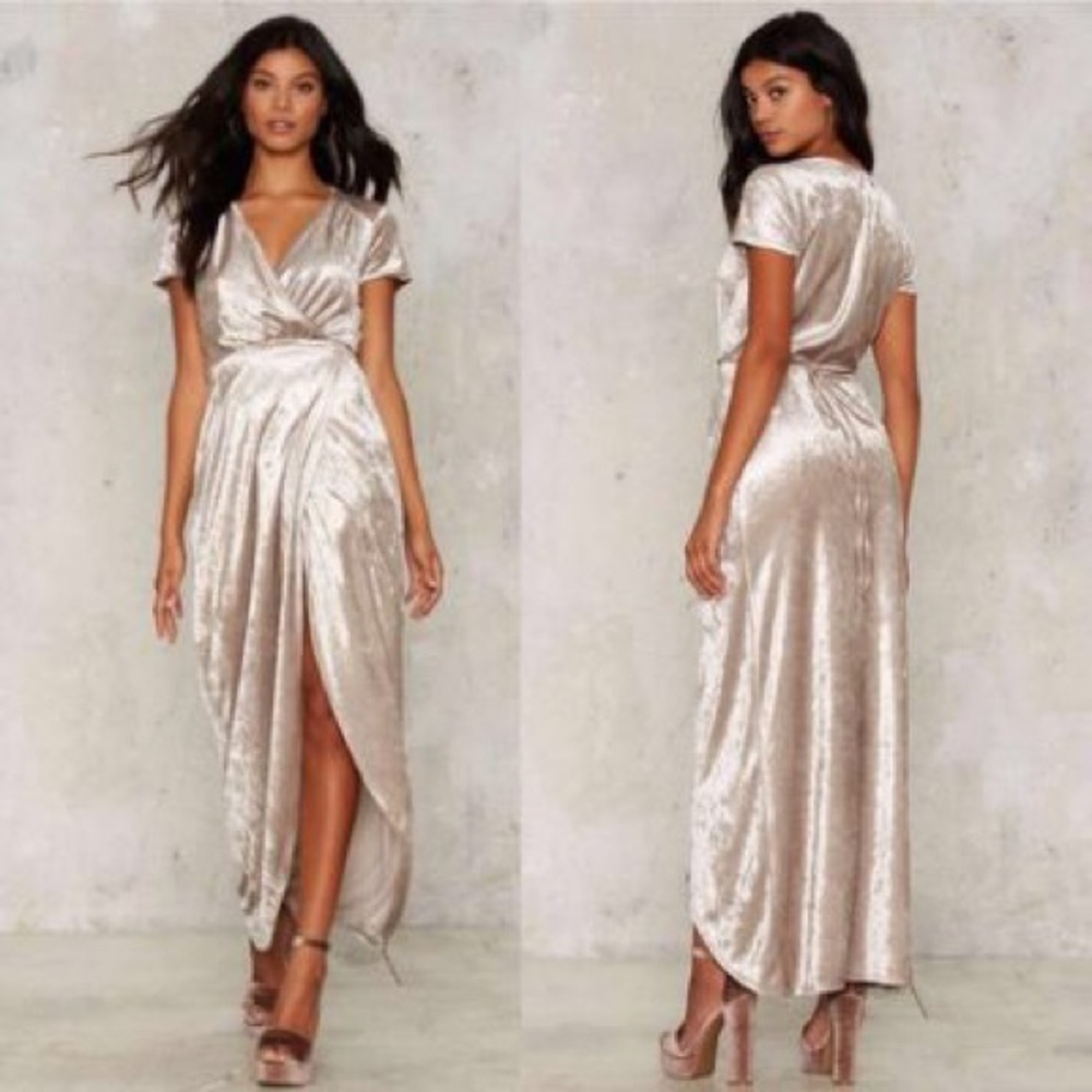 Nasty Gal Velvet Dress